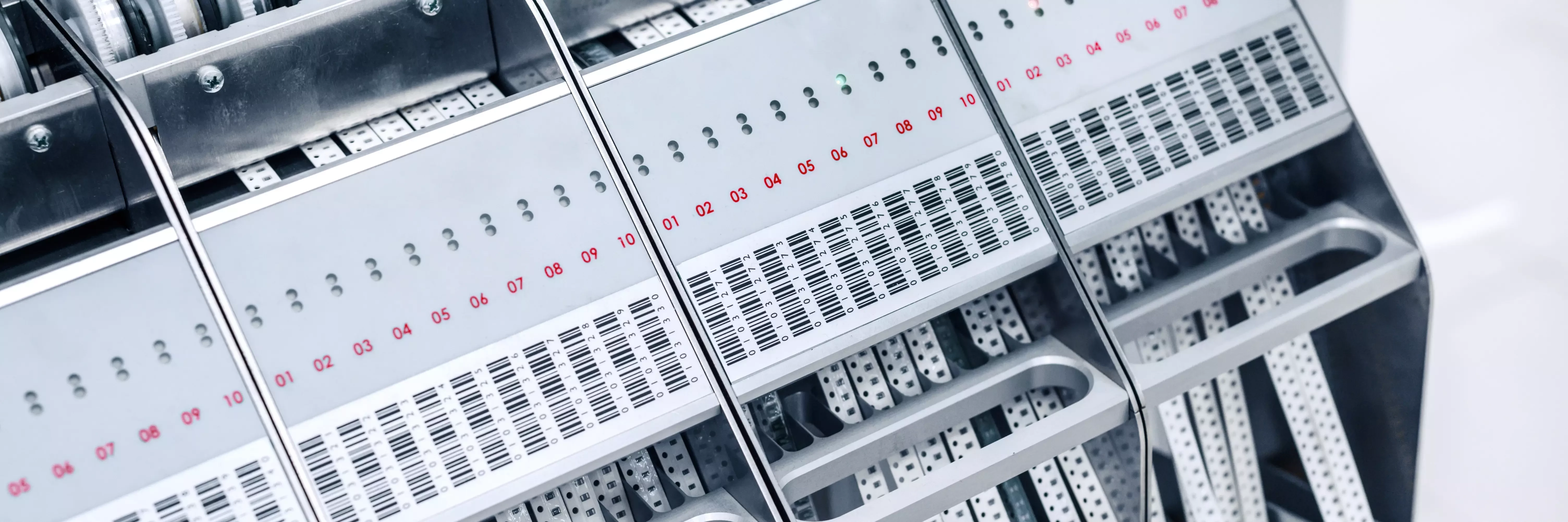 The feeder of pick and place machine.