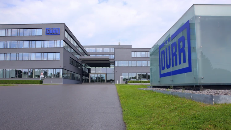 Dürr Headquarters Building front view in Bietigheim-Bissingen, Germany