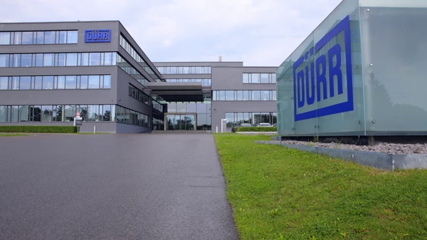 Dürr Headquarters Building front view in Bietigheim-Bissingen, Germany