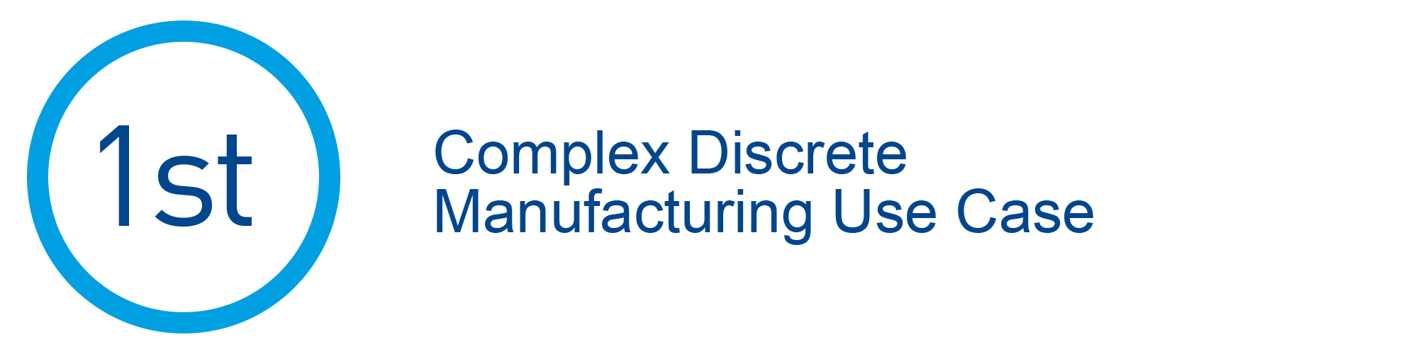 1st Complex Discrete Manufacturing