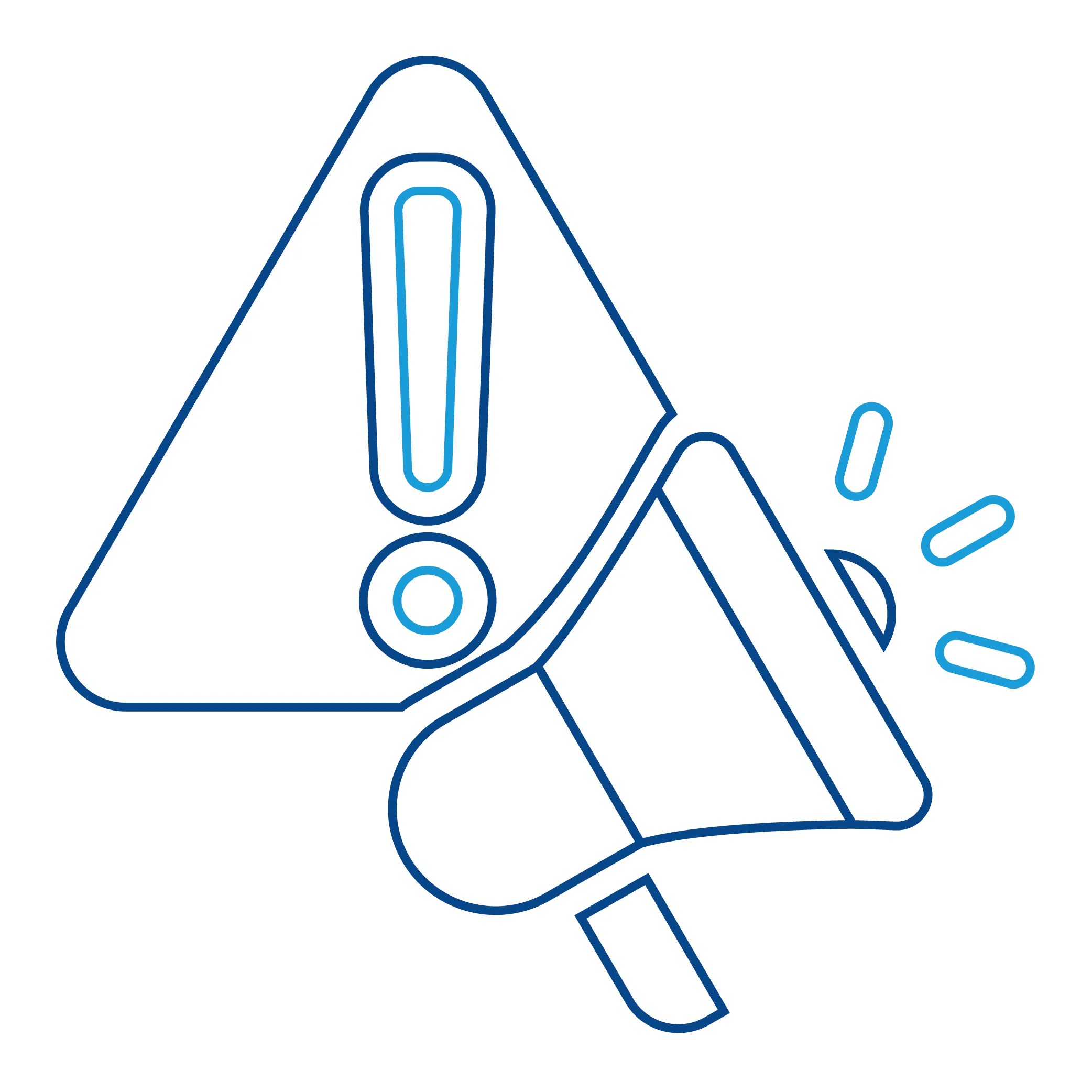 Icon warning system