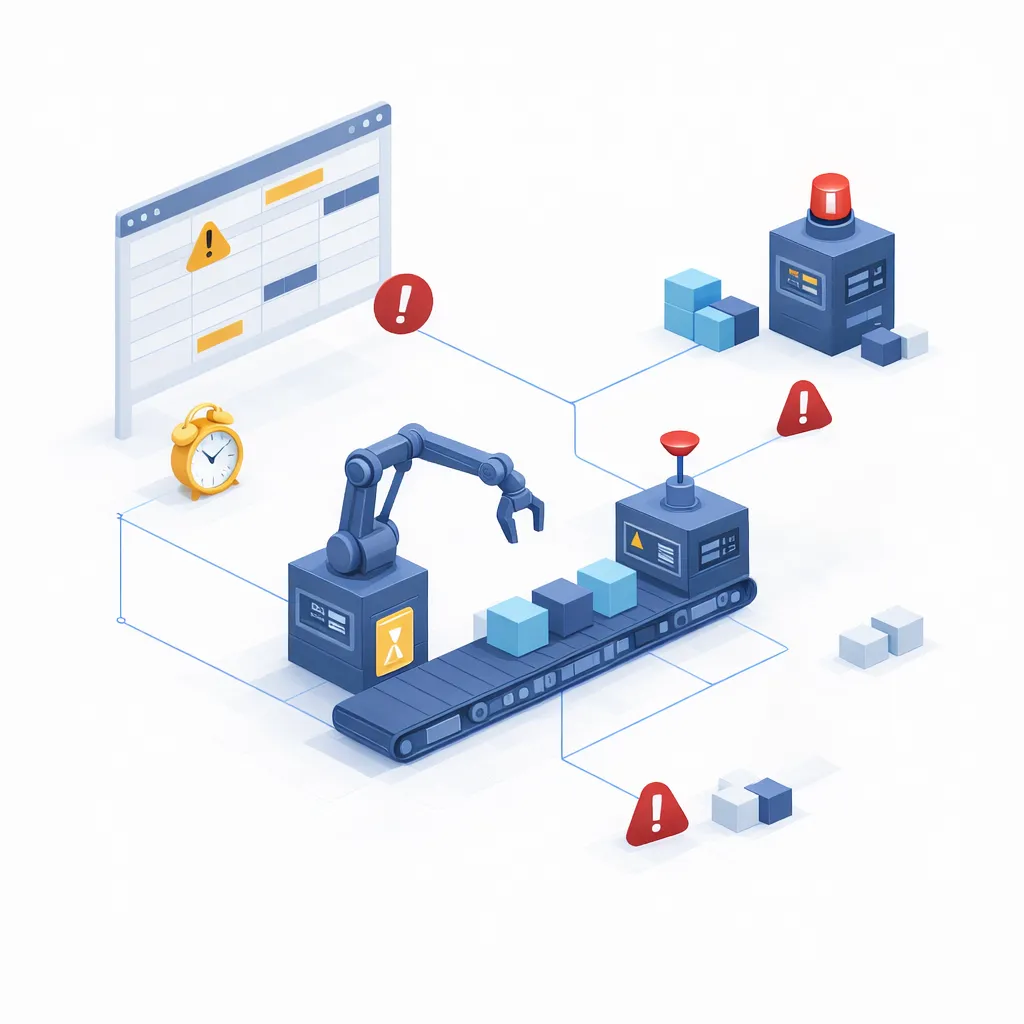 Reactive planning and inefficient processes