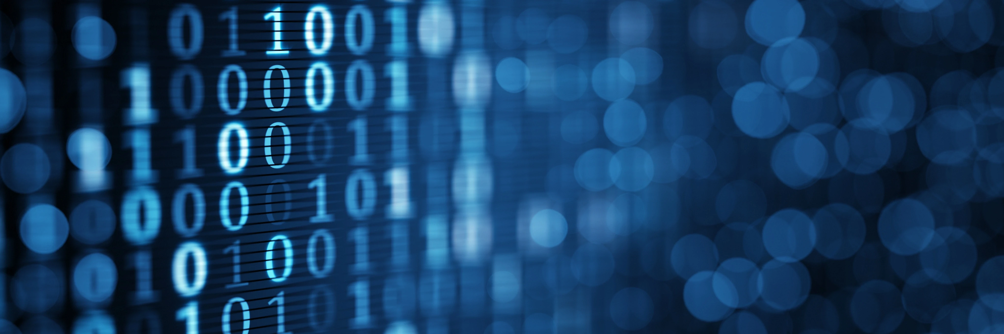 blue digital binary data on computer screen blue digital binary data on computer screen