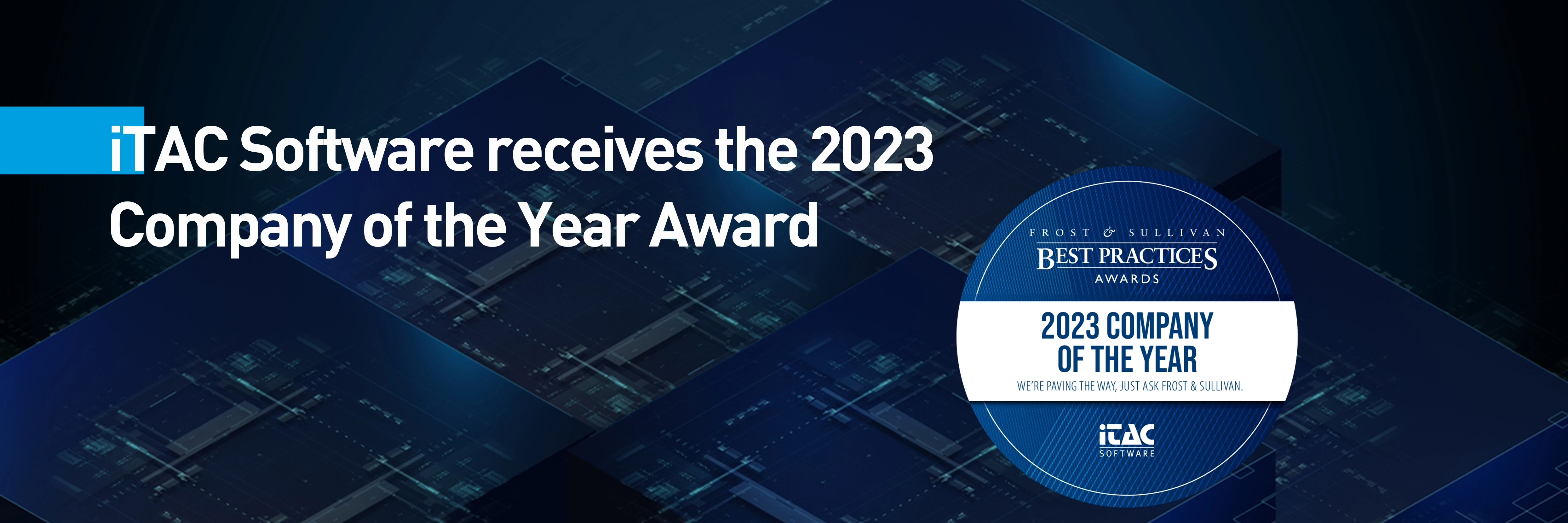 iTAC Header Company of the Year iTAC Header Company of the Year